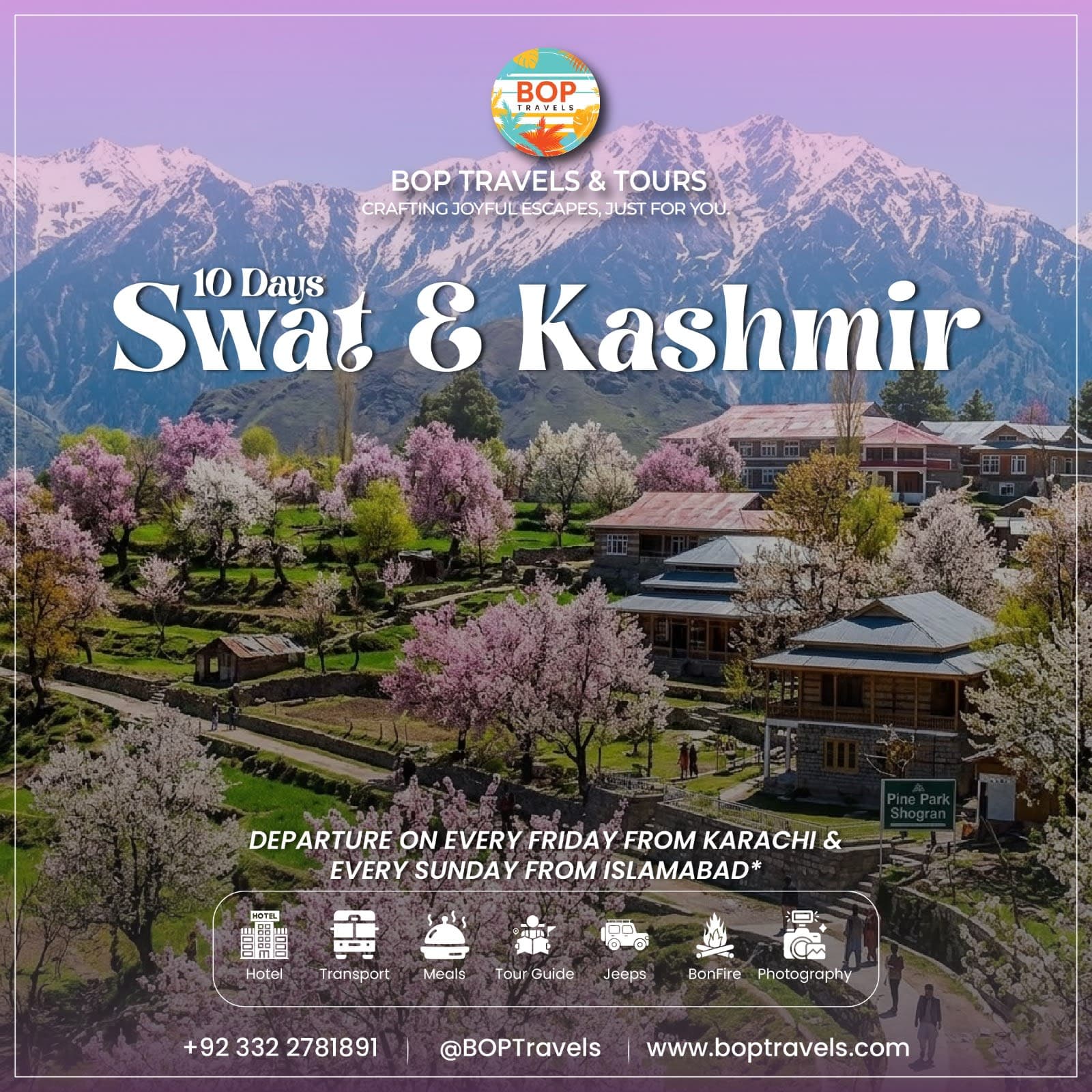 10 Days Swat & Kashmir